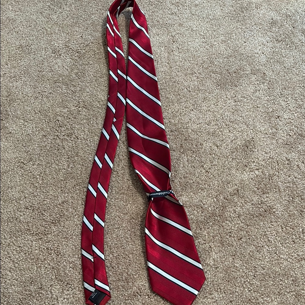 Red Striped Tie